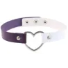 Joy Jewels Ras de cou Heart Duo Violet-Blanc